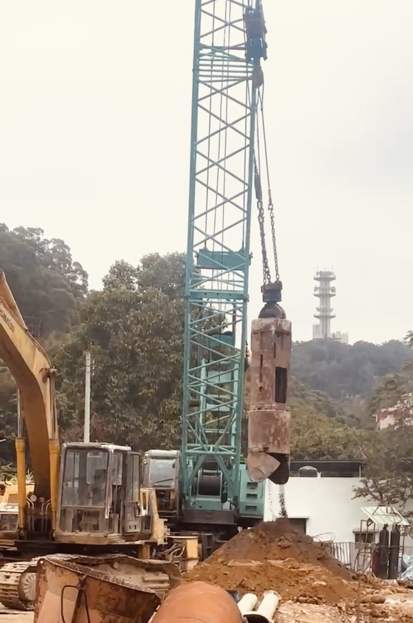 本寺觀音禪院（菩薩養生學苑）興建工程，新春開工進行基樁挖掘與施作，以確保禪院結構安全！